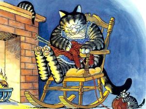 knitting-cat